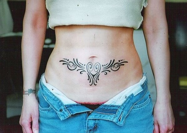 90 Stomach Tattoos for Enthusiasts that have Guts - Border Tattoo